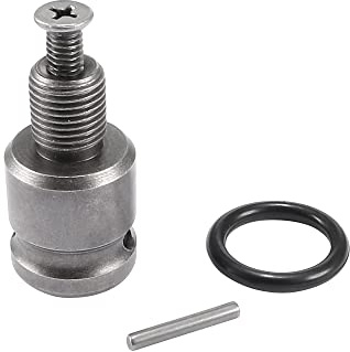sourcing map Adaptador de portabrocas 1/2-20UNF de cambio rápido, convertidor de accionamiento cuadrado de 1/2 pulgada para llave de impacto, 2 unidades