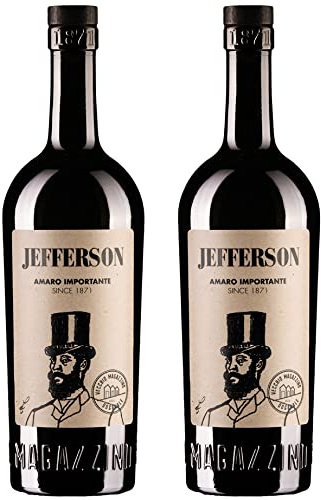 2pz. Jefferson Amaro Importante 70 cl - Migliore Amaro al Mondo 2018