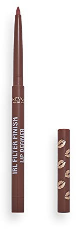 Revolution Beauty IRL Filter Finish Lipdefiner, Langanhaltender Lippenstift, Espresso Nude