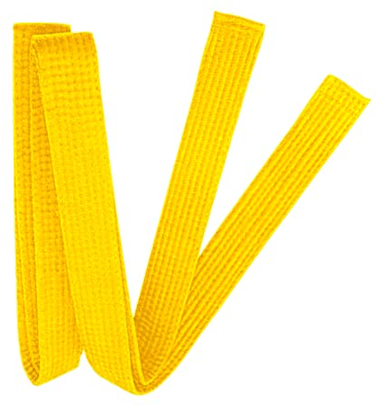 Hithop mjukt bälte för kampsport, karate, Taekwondo, Judo, 2,6 m, gul