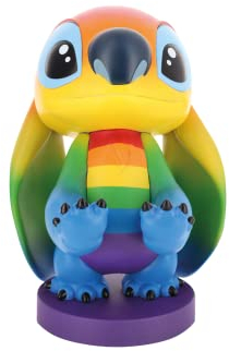 Cableguys Figurine Gaming Disney Rainbow Stitch Pride Collection - Accessoire Support pour Manette ou Smartphone