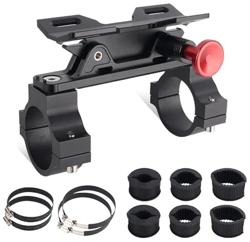 NORTHYUN UTV Feuerlöscher-Halterungs-Set, verstellbar 2,5 cm bis 5,1 cm Überrollbügel | Aluminiumlegierung, Schnellspanner, kompatibel mit ATV UTV Polaris RZR SXS Ranger Camper Jeep Can-Am