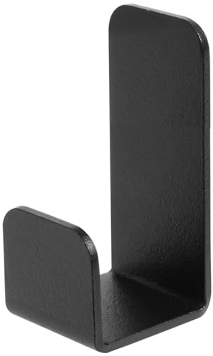 DABSTORY Handtuchhalter ohne bohren Klebehaken Badezimmer Haken für Handtücher Selbstklebend extra stark Handtuchhaken Wandhaken Mattes Finish Bademantelhaken Spültuchhalter (Schwarz)