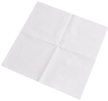 ibasenice Paño de Limpieza de Microfibra Reutilizable, Blanco, 4 Unidades, Adecuado para Limpiar Suciedad y Manchas para Guitarra y Gafas