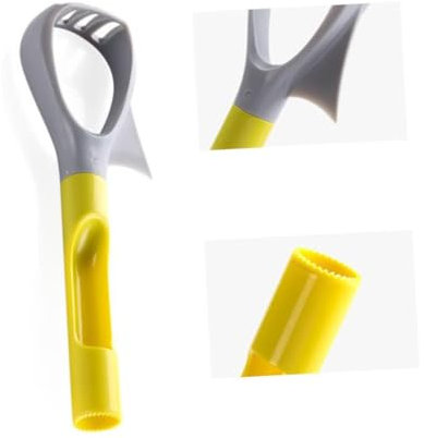 Cabilock 2 Stück 5 1 kreativer Obstschneider Apfel entkerer Avocado schäler Gemüseschneider Avocado-Kernseperater multifunktionswerkzeug Multifunktionaler Avocadoschneider Avocado-Werkzeug