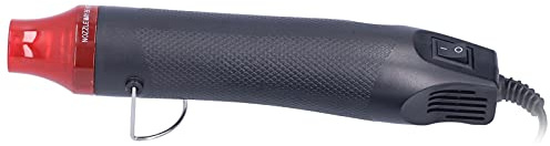 Fabater Pistola de Aire Caliente 390℉, 200℃ 390℉ Exterior de Plástico ABS, Amplia Aplicación, Mini Pistola de Aire Caliente, Portátil, Práctica para Proyectos de Bricolaje (Enchufe UE