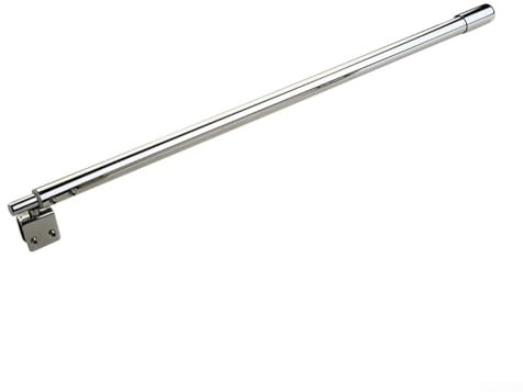 Besttoolifes Barre de support en acier inoxydable de 500 mm pour porte de douche sans cadre, barre de support stabilisateur murale à 180 ° pour écran de douche de pièce humide, compatible avec verre
