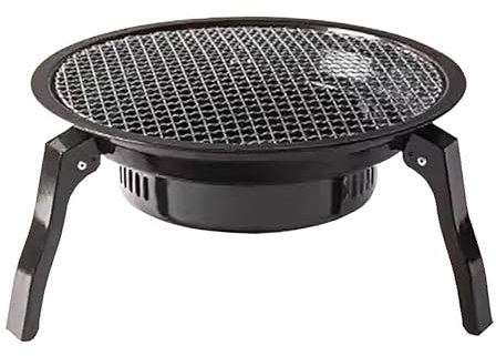 Holzkohlegrill, tragbarer Grill, Outdoor-Grill, Campinggrill, mit Tragetasche, zum Kochen im Freien im Garten