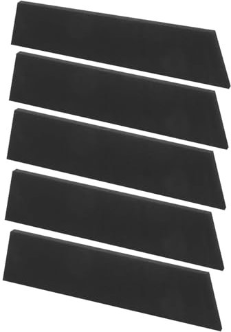 GARVALON 5piezas Cuchillas De Repuesto Para Escobas De Sustituto De Limpiacristales Herramienta De Limpieza Para Ducha Limpiacristales Hogar Limpieza De Ventanas Baño