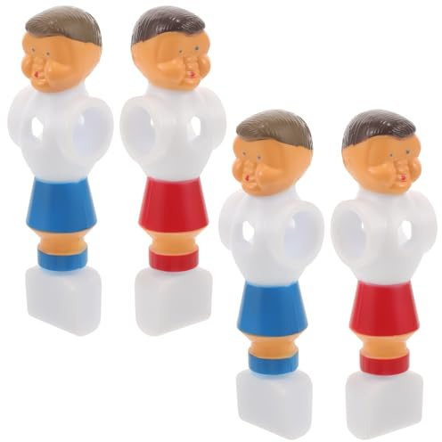 ifundom 4 Piezas Muñeca Accesorios de Fútbol de Estatuas de Jugadores de Fútbol de Mesa Figuras para Jugadores para Reemplazar Futbolín Interiores