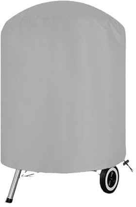 Copertura per Braciere Rotonda Coperture for barbecue rotonde for bracieri da esterno: protezione for in tutte le condizioni atmosferiche Copertura impermeabile for rotondi(Sliver,70x70cm)