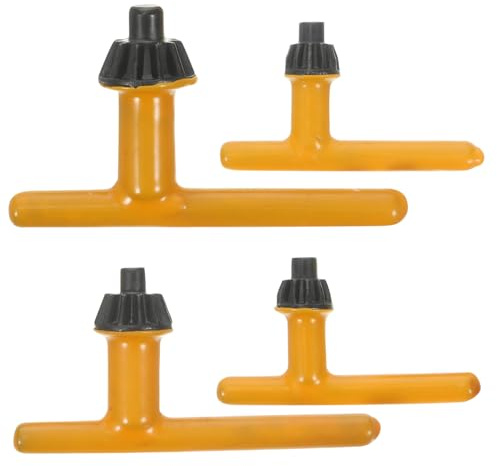 KALLORY 4 Pcs Drill Clamp Key Set Electric Drill Clamping Wrench Replacement for 10mm/13mm/16mm/20mm Clamping Sleeves and Impact Driver Tools