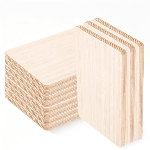 10 tablas de desayuno de madera, 24 x 14 x 1 cm, tablas de desayuno, sin tratar, para el hogar, cocina, manualidades