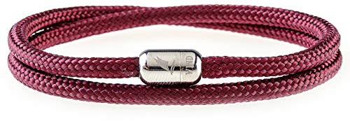 Wind Passion Pulsera Hombre Náutica Hecha a Mano con Cuerda Magnética para Mujer, Diseño Surfero de Verano Ideal como Regalo Original para Navidad y Ocasiones Especiales, Estilo Moderno Elegante