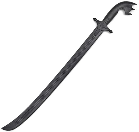 Martial Arts Black Polypropylene Plastic Arab Saif Training sword