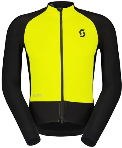 Scott RC Pro Warm Hybrid GTX Winter Fahrrad Jacke gelb/schwarz 2024: Größe: M (46/48)