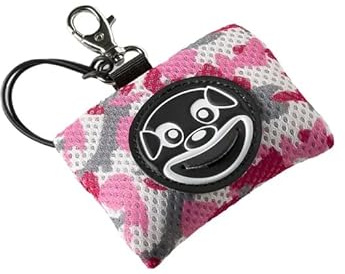 TRE PONTI DISPENSER PORTA SACCHETTI IGIENICI EASY CLEAN CON FACCINA PER CANI (MIMETICO ROSA)