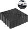 Tcatec 20 Pack Industrial Interlocking Floor Tile PVC Garage Floor Mats 40 x 40 cm Modular Interlocking Cushion Workshop Drainage Mat for Garage, Outdoor, Wet Area