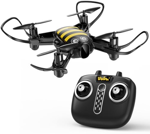 Loolinn | Drönare som Barnpresent - Rolig Design, Lätt att Flyga, Säker för Barn, 360 ° Flip Stunt, Laddningsnav och Två Batterier Ingår (Gåva till Pojkar och Flickor)