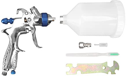 1.4mm Paint Sprayer Gravity Feed Air Sprayer, High Atomization Pneumatic Tool, Aluminium Alloy - Adjustable Flow Control, Professional Use for Automotive and Woodworking