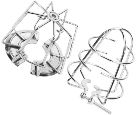 POPETPOP 2 Stück Feuersprinkler Schutzkäfig aus Metall Sprinklerkopf Abdeckung Stabiler Sprinklerkopfschutz Einfache Montage Kompatibel mit 4 Zoll Sprinklern Sprinklerschutz für
