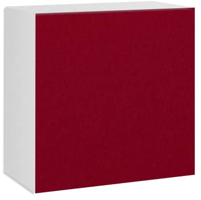 platino24 Schallabsorber 1 Regal-Einsatz passend für IKEA Kallax & Expedit I 33 x 33 x 10 cm I Basotect ® G+ Akustikpaneel I Schalldämmung Wand & Regal I Bordeaux