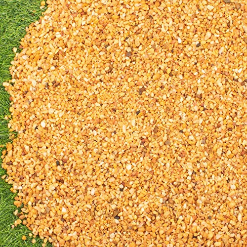 Avalution 2mm-4mm Coarse Sand Stone Plant Decorative Gravel Succulents, Cactus Bonsai Gravel, Terrarium Filling DIY Gardening Indoor & Outdoor Garden Bonsai Decoration-18LB