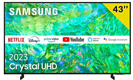 SAMSUNG Series 8 CU8000 Crystal UHD 109,2 cm (43 Zoll) 4K Ultra HD Smart TV, WLAN, Schwarz