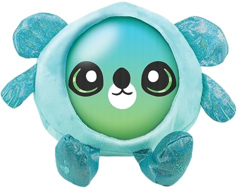 Bauer Spielwaren „I-Lulu's“ Koala: Kuscheltier aus weichem Plüsch, mit Zwei Gesichtern, 28 cm, türkis (18034)