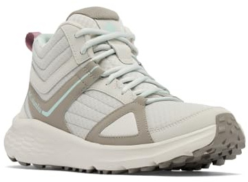 Columbia Womens Novo Trail Mid, Cloud Grey/Cool Green, 5