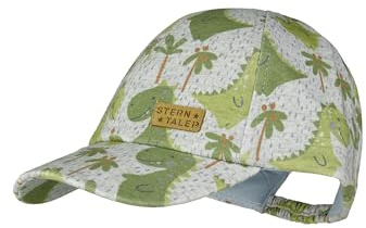 Sterntaler Basecap Bedruckt mit Dino Cappellino da Baseball, Argento, 49 Bambini e Ragazzi