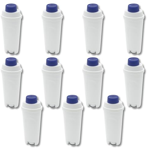 SOS Accessoire Lot de 11 Filtre à eau pour machines à café automatique DeLonghi DLSC002 SER3017 5513292811 ECAM Eletta Dinamica Magnifica ETAM Autenti