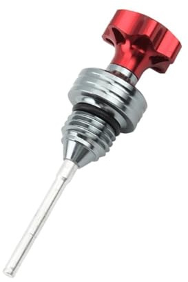 Oljemätstickor Motorcykel Universal Motor Oljemätsticka Påfyllningslock Vevhus Oljenivåmätare För Skoter(Red)