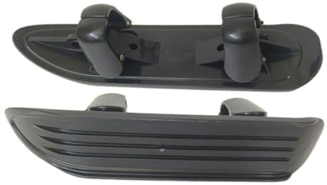 1 paio/1 pz passeggini tavola da sci per facilmente viaggi sulla neve con installazione rapida e facile 8-9 cm larghezza passeggino infantile piastra inferiore slitta