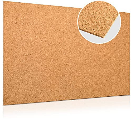 Presskorkplatte | Korkplatte | Pinnwand Kork | 900x600 mm | verschiedene Stärken (Dicke) | 90x60 cm (5 mm Dicke)