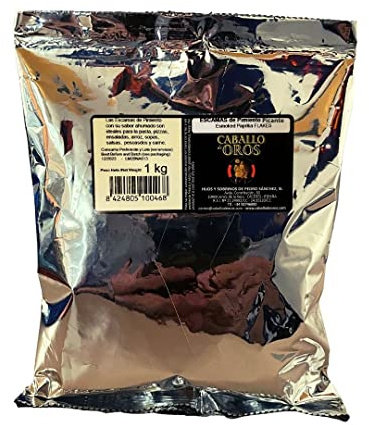 Escamas de pimentón de la Vera picante ahumado. Bolsa 1 Kg.