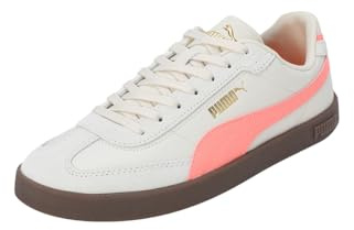 PUMA Unisex Club II ERA Sneaker, Alpine Snow-Fluro Peach PES-Gum, 44 EU