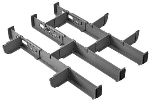 Metaltex Multi-Fit PLUS Besteckeinsatz, variabler Schubladenteiler