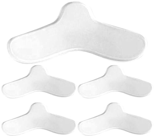 CPAP Gel Nasenpads - 5 Stück -sal Silikon Atemgerät Nasenschutz Komfortpolster Weiche CPAP Kissen Zubehör Für Meisten CPAP Masken