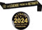 Cadeau Retraite 2025 1Pc Écharpe 1Pc Badge pour Homme “LA LÉGENDE Prend SA Retraite” Noir Doré Décoration Fête Départ en Retraite