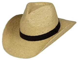 Black Jungle MORON Westernhut Strohhut Sommerhut Strandhut Cowboyhut Sonnenschutz Fedora Hut