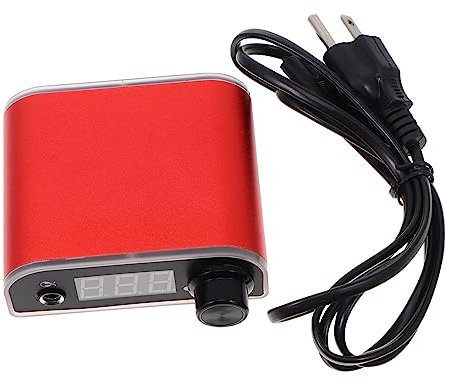 COLLBATH 1stück Mini Tattoos Power Supply Mit Lcd-anzeige Tragbare Liner Shader Maschine Einstellbare Spannung Langlebig Kompakt Und Leicht Für Tattoo-maschinen Geeignet