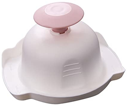 HOLIDYOYO Protector De Dedos Para Cortar Verduras Antideslizante Rosa, Soporte Ergonómico De Silicona Alimentaria, Protección Para Cortes Cocina, Accesorio Seguro Para Rallador y Cortador