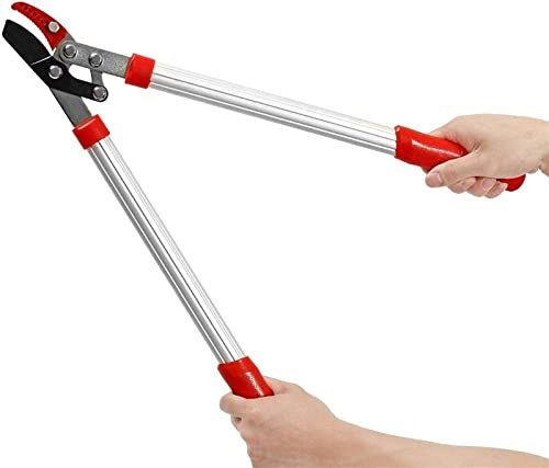 JXYQ Pruning Shears Pruning Tools Telescopic Tree Ratchet Lopper Pruner Extending Garden Cutter Branch Shear Tools Garden Hand Tools for Garden,Trees,