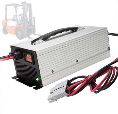 HYDTGZ 36 V 30 A Gabelstapler Ladegeräte mit 50/120/175/350 A Anderson Stecker und LED Anzeige für Erhaltungsladung für Elektrostapler, Hubwagen und Scheuersaugmaschinen,120a