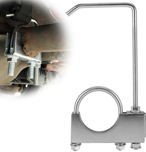 2.5 Inch Universal Clamp On Exhaust Hanger Exhaust Clamp,Exhaust Clamp,Exhaust Hanger,Exhaust System Hanger fit 2.5 Exhaust Pipe for Car Truck Exhaust Pipe