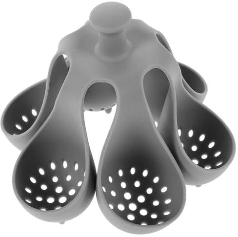 DOITOOL Silicone Egg Steamer Rack Hard Boiled Egg Holder Poacher Cups Set of 6 Heat-resistant Kitchen Accessory for Home Cooking and Steaming