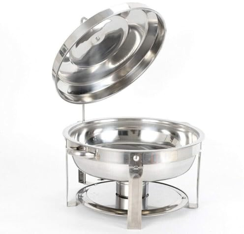 DJVHSRI Chafing Dish Food Warmer, Stainless Steel Warming Container, Chafing Dish Buffet Set for Parties Buffets Weddings Parties Banquets Catering Events 7.5 L,