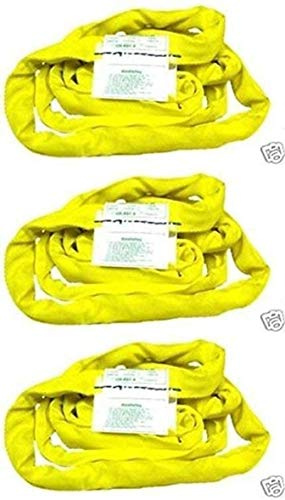 BA Products Qty. 3, 38-RSY-6-x3, 6' Yellow Round Sling