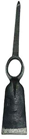Shop of Wonder Kreuzhacke Spitzhacke Krampen Pickel - 2 KG schwarz
